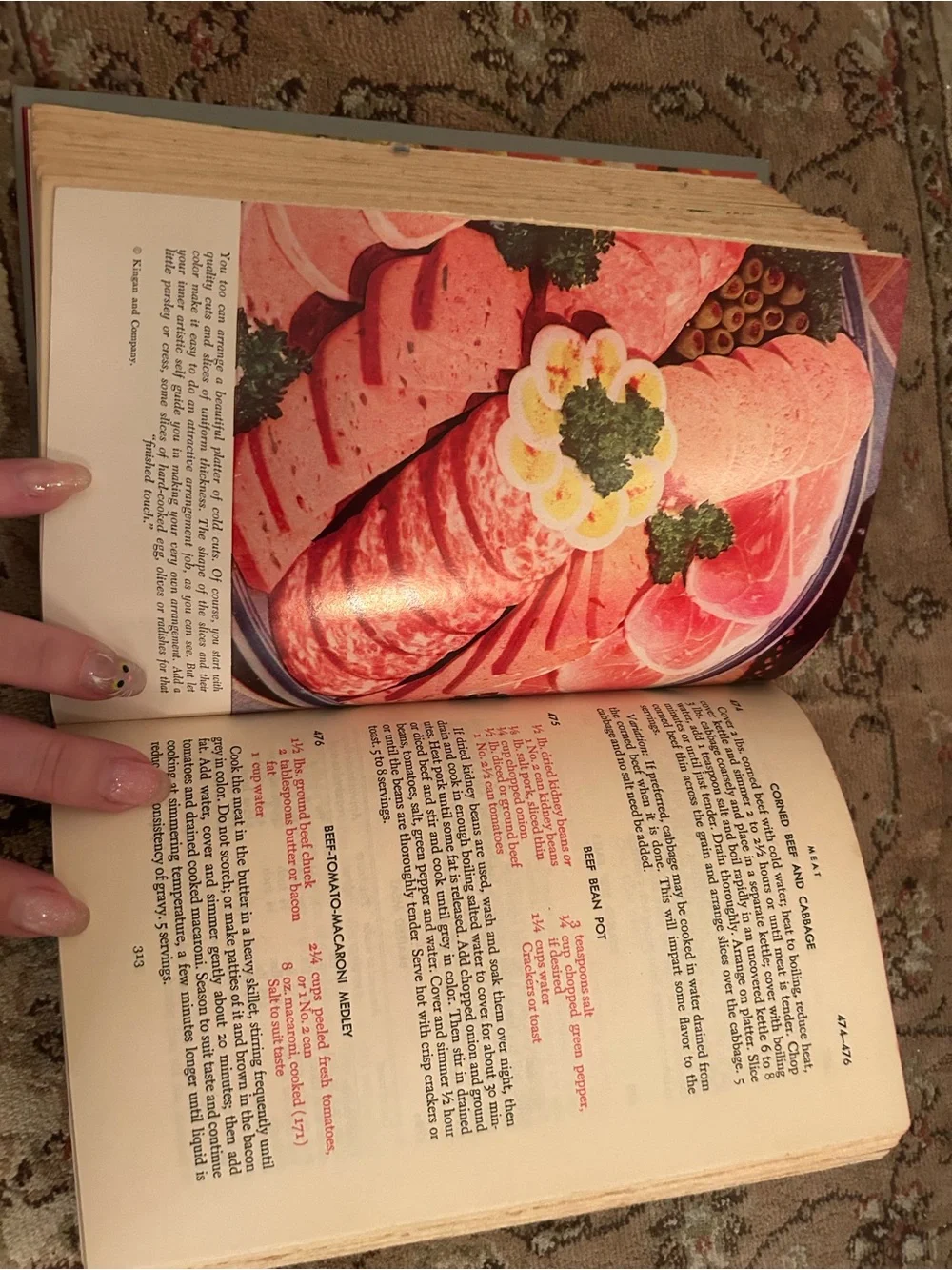 The Modern Family Cook Book by - Gray Cover
